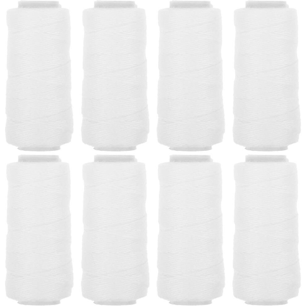 Hkhbjs 8 Spools Face Epilator Thread - Cotton Thread For Hair Removal Eyebrow Epilators
