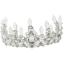 Elegant Crystal Cake Crown Topper Fairy Cake Decorations for Birthday Wedding
