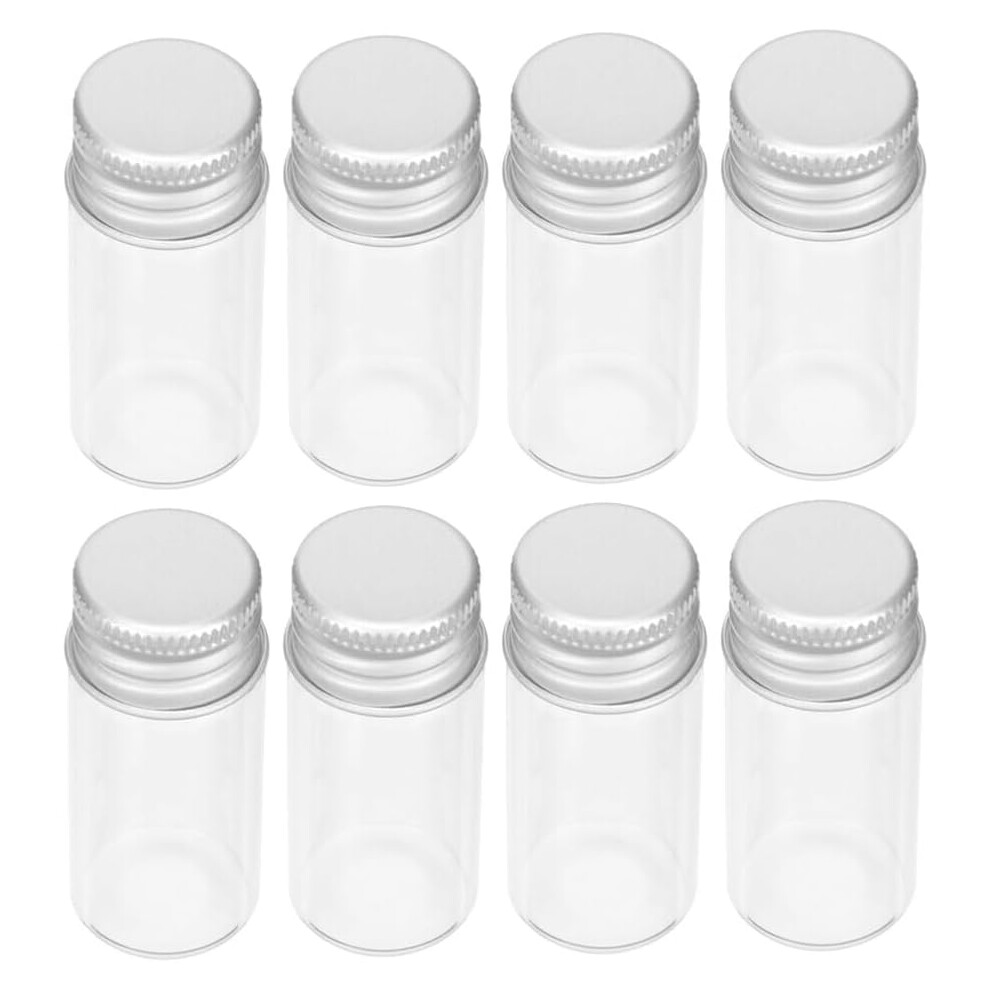 Hkhbjs 24Pcs 15 Ml Clear Glass Vials, Small Liquid Sample Bottle With Screw Caps