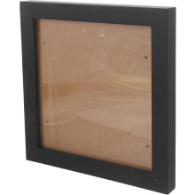 Embroidery Display Frame Square 7-Inch Cross Stitch Hoop Black Wall Hanging Decorative Frame