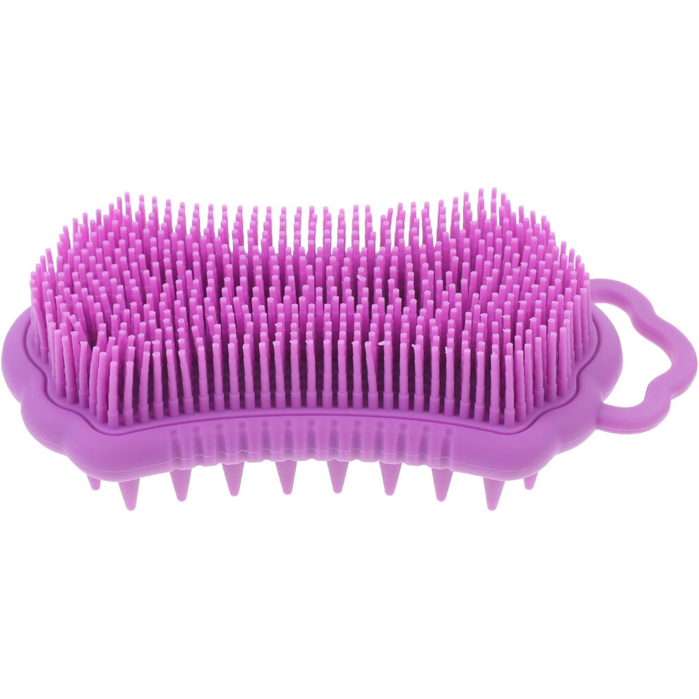Hkhbjs Unisex Silicone Hair Comb Scalp Massager Brush For Cleaning Wet Hair Gentle Massage During Shower Bath