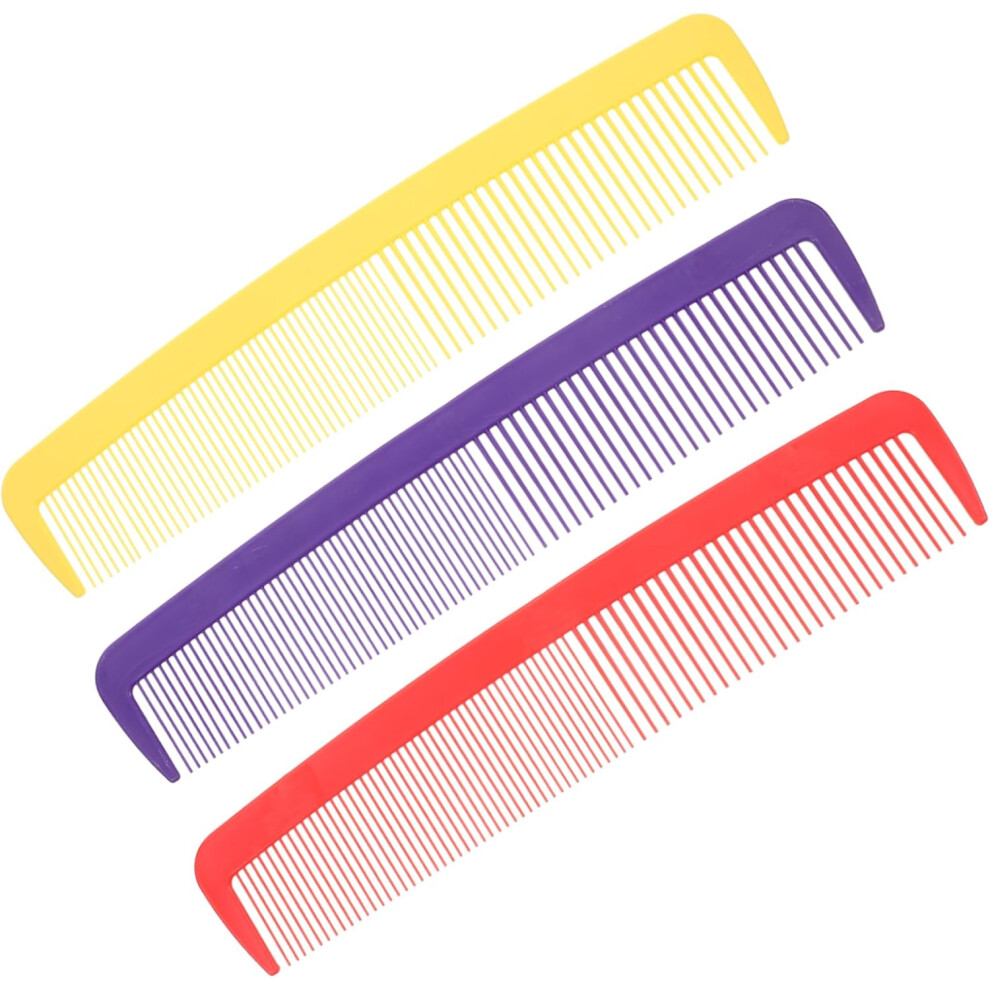 Hkhbjs Unisex 3Pcs Giant Comedic Prop Comb Huge Clown Hair Brush For Halloween Carnival And Cosplay Events Fun Wide Tooth Design