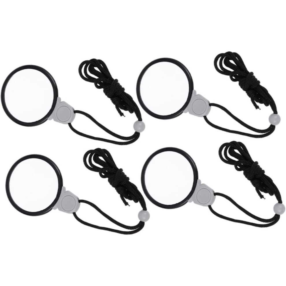 Hkhbjs 4Pcs Hanging Magnifying Glass Necklace Charms Reading Glasses Magnifiers Reading Accessories