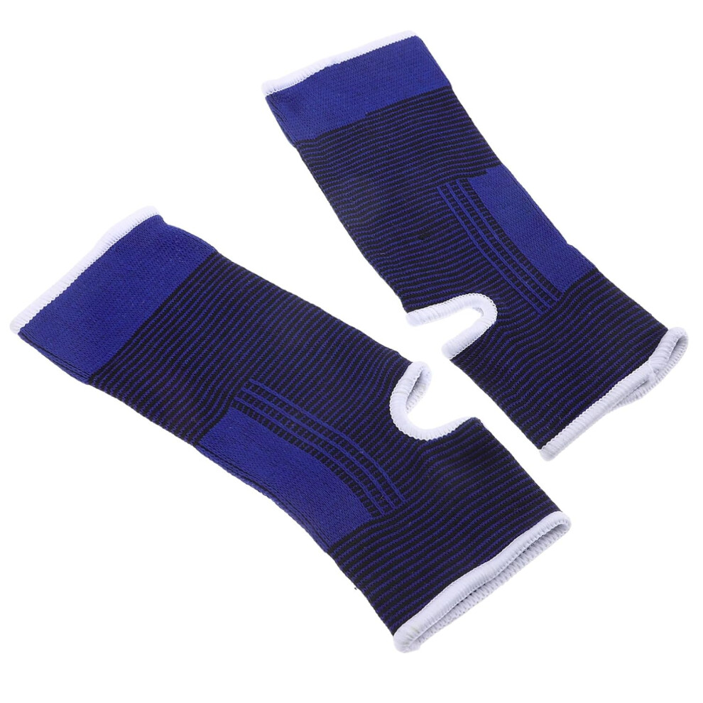 Hkhbjs 1 Pair Ankle Compression Sleeve Breathable Ankle Support Brace For Sprain Swelling Plantar Tobillera Arch Support