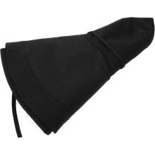 Chapéu de proteção solar de praia amplo bordado proteção UV para mulheres chapéu dobrável para viagem de praia verão ao ar livre preto