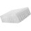 Bouffancy White Polyester Bed Skirt Double Bed Ruffle Fitted Valance 100x200+40cm 1