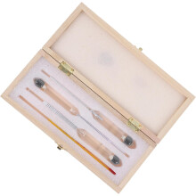 Set Alkoholtester Thermometer Weinkonzentrationsmesser Wiederverwendbarer Glasalkoholtester