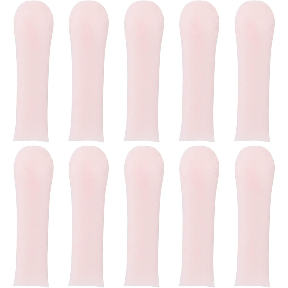 Hkhbjs 10Pcs Ear Wax Removal Spoon Covers Silicone Ear Sleeves Replacement And Easy To Use