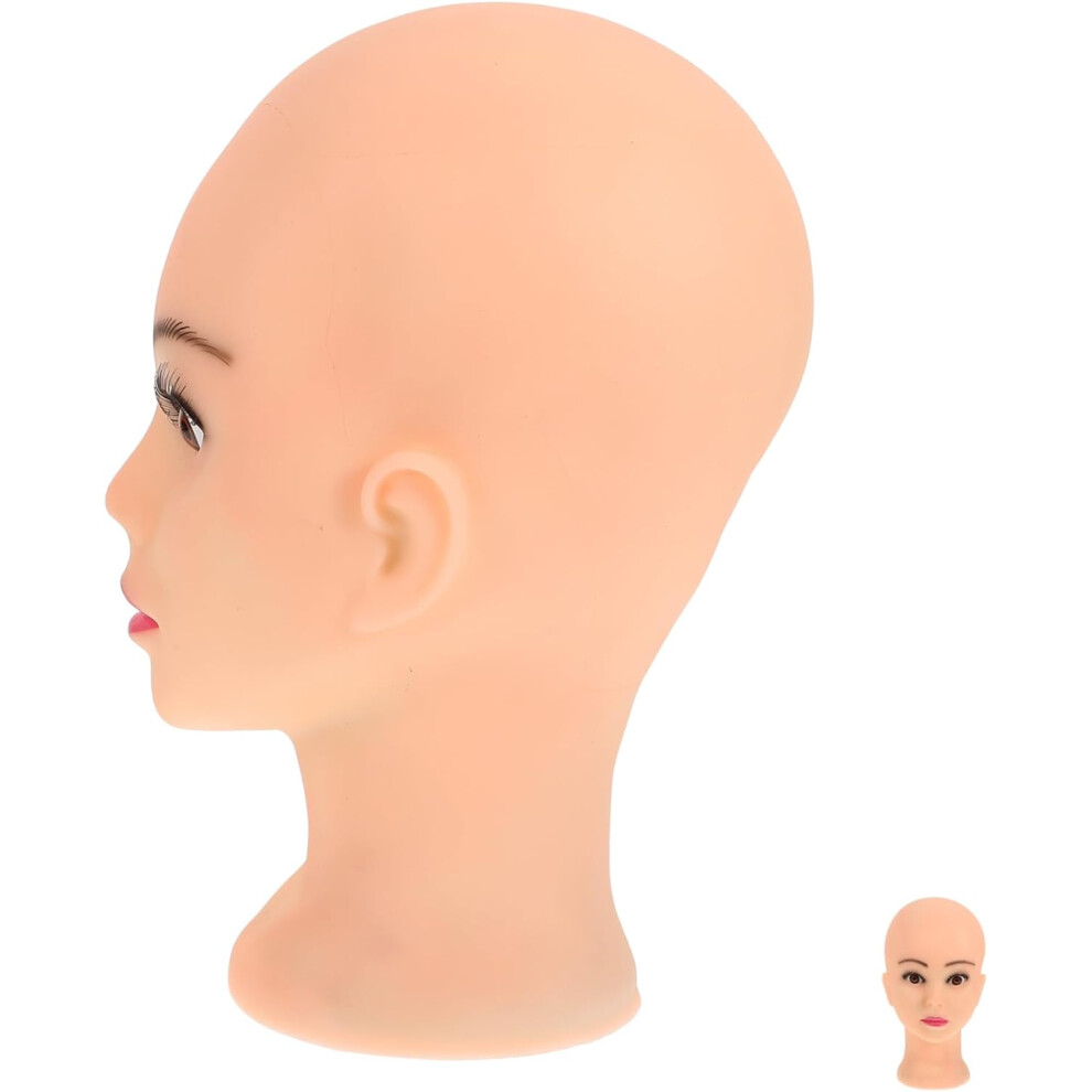 Hkhbjs Mannequin Model For Wigs Pvc Hairpiece Stand Portable Wig Display Stability