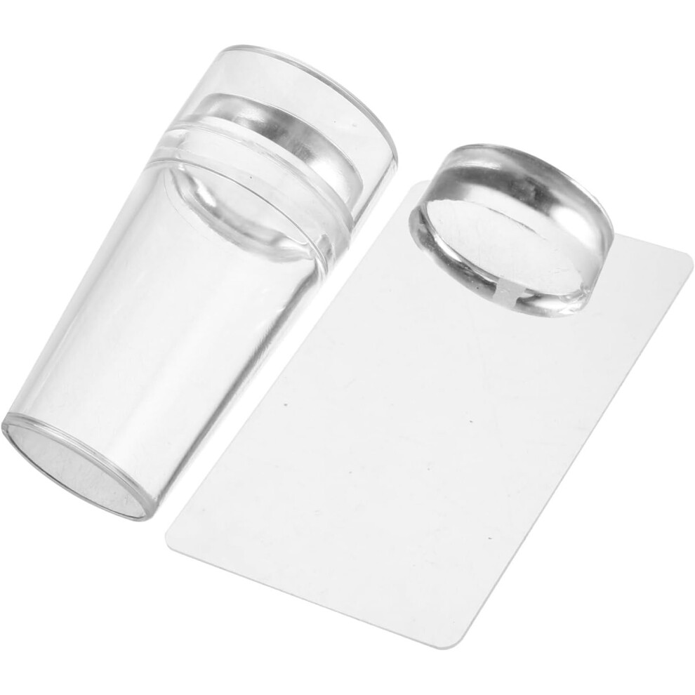 Hkhbjs Nail Art Stamp Manicure Tools Silicone Stamp Nail Stamper Kit For French Manicure Salon For Art Plates
