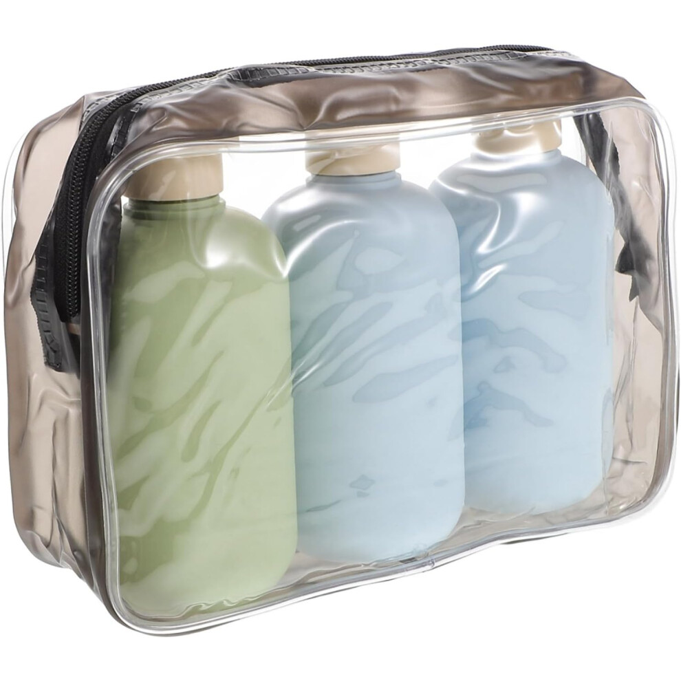 Hkhbjs 3Pcs Travel Shampoo Bottles Refillable Squeeze Bottles Shampoo And Conditioner Travel For Business Trips And Traveling