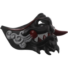 Ainutlaatuinen samuraismaski cosplayhin ja juhliin, jossa on hengittävä japanilainen muotoilu