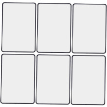 Lupa de cartão de visita 6pcs para idosos que aumentam o marcador para a leitura da lupa de página completa