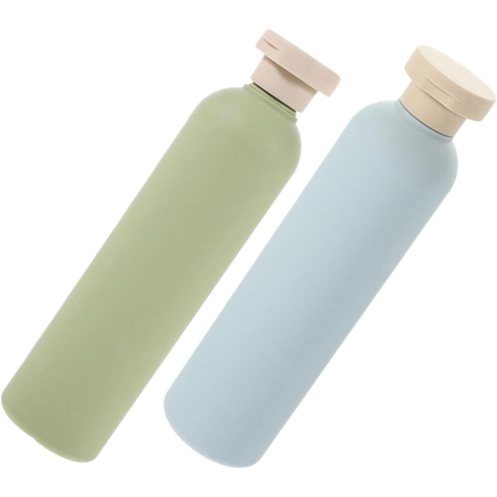 Hkhbjs 2Pcs Refillable Plastic Conditioner And Shampoo Squeeze Bottles 260Ml Leak Proof Pump Dispenser