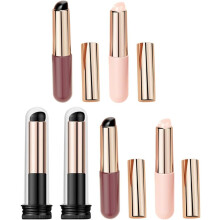 6pcs Silicone Nail Art Brush Professional Gradient Applicator for Nail Design Safe and Skin-friendly Tools Black Dusty