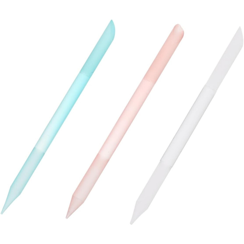 Hkhbjs 3Pcs Glass Nail File Practical Manicure Tool For Nail Art And Salon Use Creative Polishing Strips For Women
