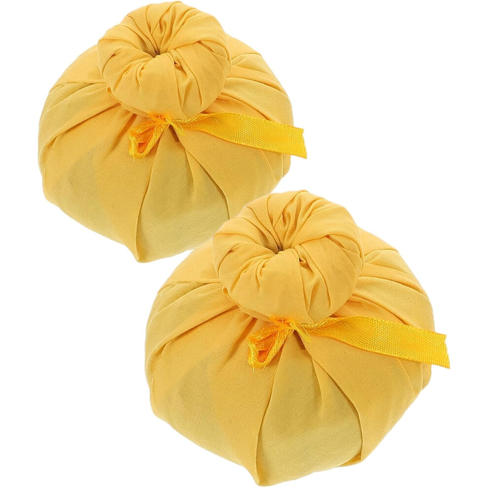 Hkhbjs 2Pcs Herbal Thai Compress Warm Hot Therapy Massage Pouches Aromatic Wormwood Spa Herbal
