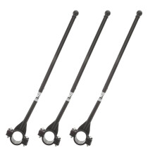 3er-Pack Fahrrad-Fahnenstangen-Lenkerhalterung für Fahrradsicherheitsfahnen, Montagehalterung für Fahrradzubehör