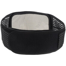 Heated Lumbar Support Belt with Detachable Self-heating Waistband, Warm Back Brace