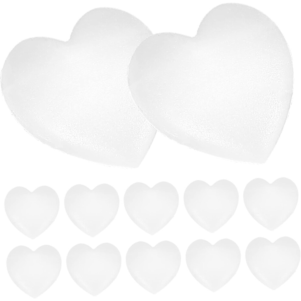 Hkhbjs 10 Pairs Silicone Glasses Ear Hooks Anti-Slip Heart-Shaped Temple Grips Glasses Slip Preventers For Adults And Boys And Girls White