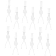 Bote grande de metal y porcelana blanca para té con cerradura, recipiente de hojalata para almacenar té a granel.