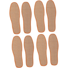 4pairs Odor Insoles Bamboo Shoe Inserts Replaceable Thin Shoe Inserts for Women for Summer