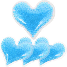 4pcs Reusable Gel Ice Packs for Cold Therapy for Injuries Muscle Soreness and Daily Use Heart-shaped Design