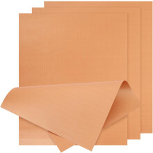 4 stk. gjenbrukbar ovnsmatte nonstick bakematte for ovnsbunn varmebestandig matte for bruk i airfryer