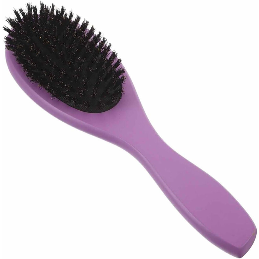 Hkhbjs Boar Bristle Comb For Men Natural Cushion Hair Brush Wooden Paddle Detangler For Thick Fine Hair Styling Accessory