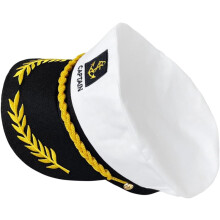 Sailor Captain Hat Adult Yacht Costume Hat for Sailor Ship Navy Cap Boat Adjustable Costume Cap Marine Party Decor