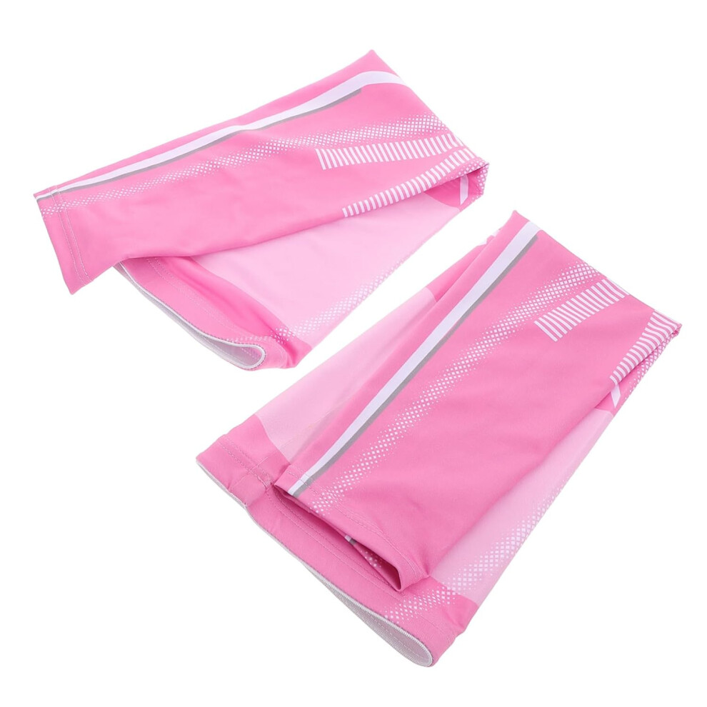 Hkhbjs 2Pcs Elastic Knee Support Sleeves For Men And Women Breathable Compression Leg Sleeves