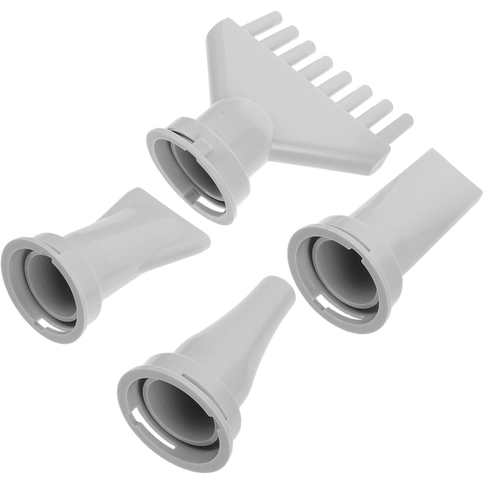 Hkhbjs 4Pcs Pet Hair Dryer Nozzle Attachments For Dog Dryer Brush For Dog Grooming Supplies Precise Drying Replacement