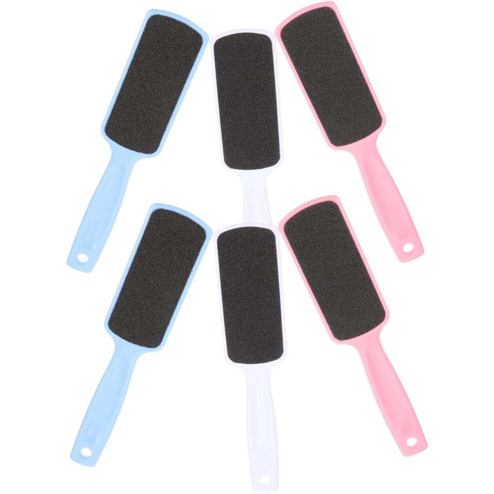 Hkhbjs 6Pcs Foot Dead Skin Remover Callus Removers Handheld Pedicure Foot Care Trimming File Exfoliating Brush For Scrubber