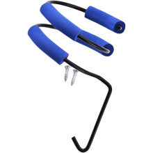 Hair Dryer Stand Wall Mounted Bracket Sponge Sleeve Dryer Support for Bathroom Hairstyling Tool Organizer for Home Barber Shop