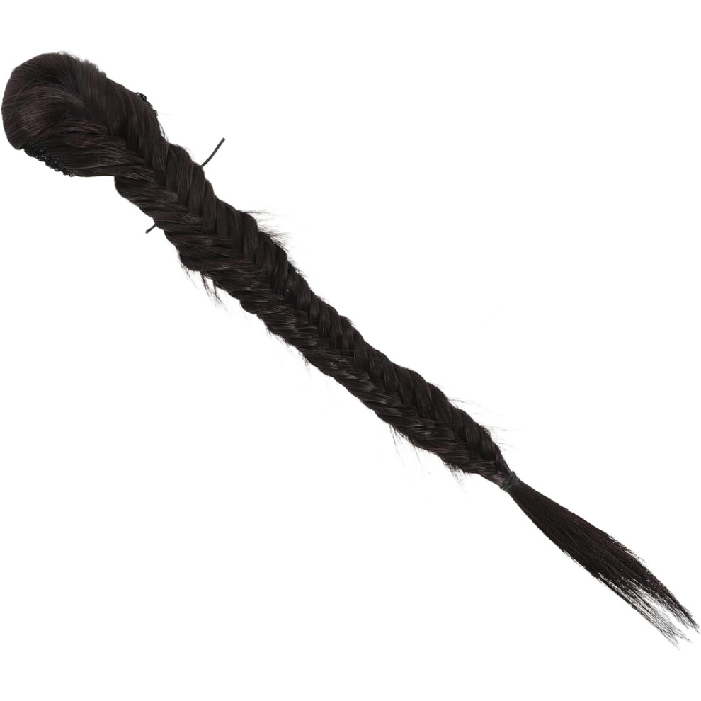 Hkhbjs Braided Ponytail Hair Extension Wig 60Cm Synthetic Drawstring Braid Hairpiece
