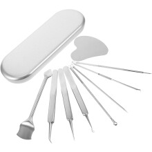 Čistiaca súprava na póry Blackhead Vacuum Dermaple Tool Scrubber z nehrdzavejúcej ocele, extraktor komedónov