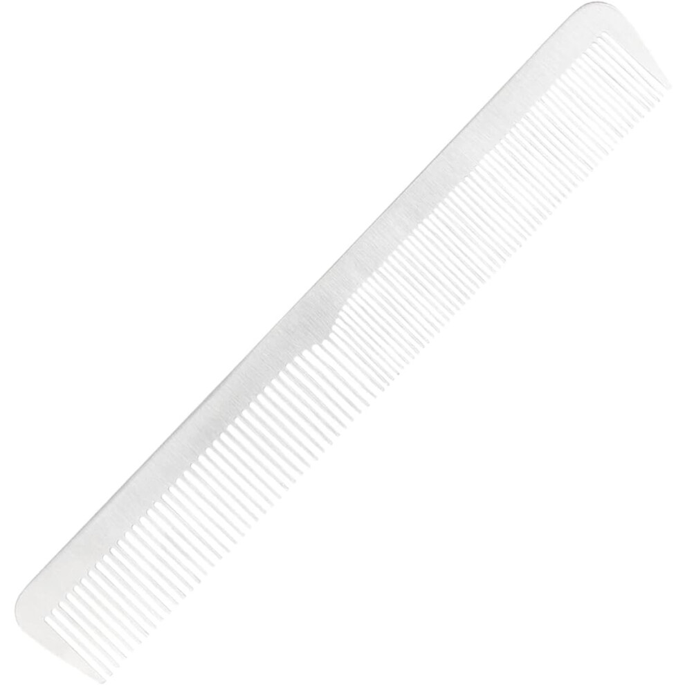 Hkhbjs Unisex Silver Static Comb Hair Dressing Comb Barber Hairdressing Tool Static Fine Toothed Titanium Steel For Hair Salon Barber Accessories