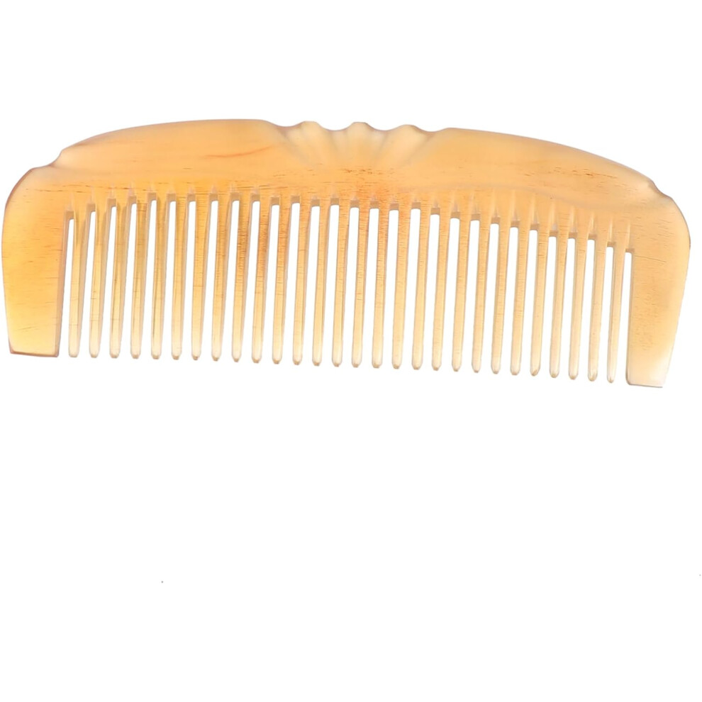 Hkhbjs Unisex Sheep Horn Comb Vintage Hair Comb For Women Men To Detangle For Daily Use