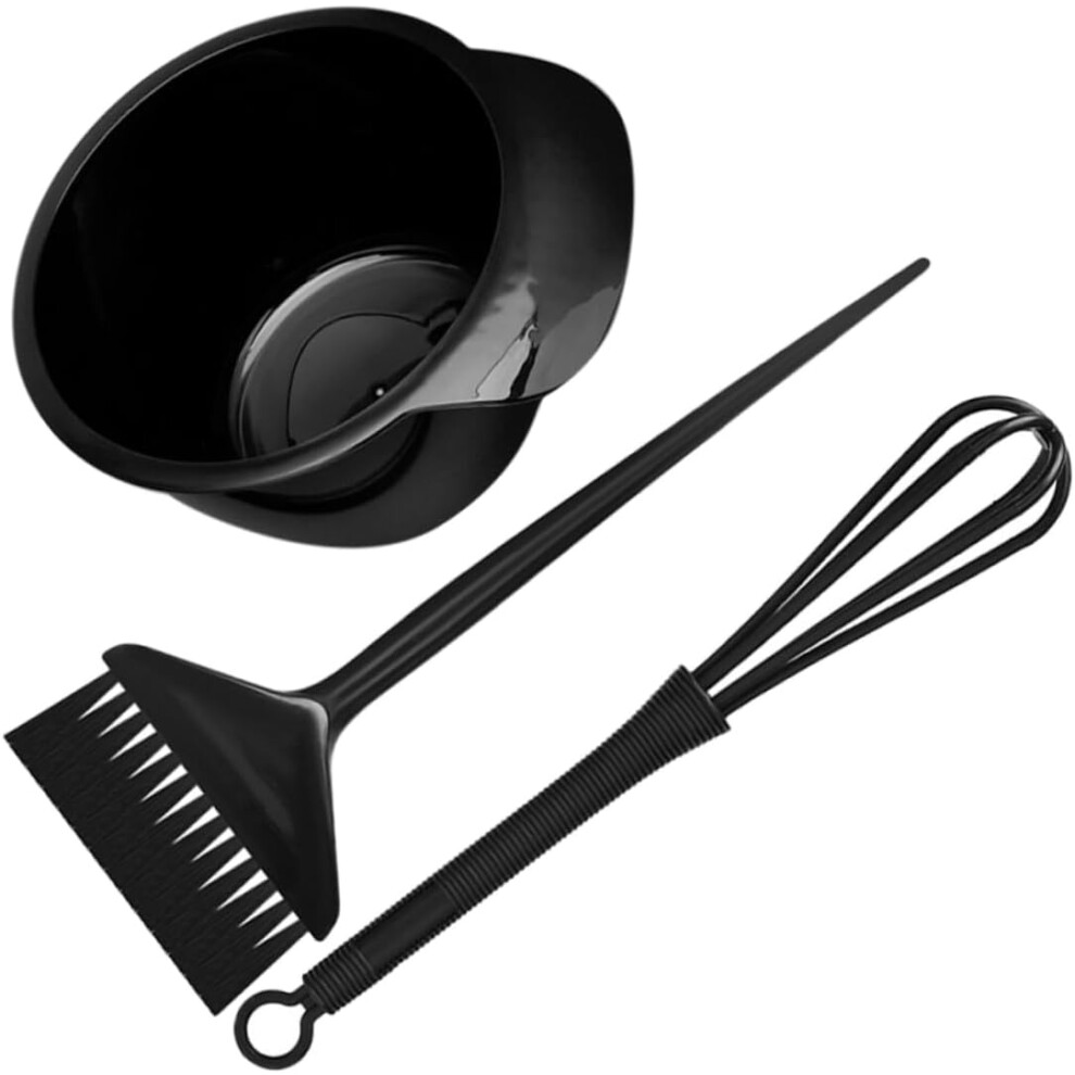 Hkhbjs Hair Dyeing Brush And Salon Hair Coloring Bowl With Stirring Stick Pp Material For Even Dye Application And Mixing Stylish Color Design