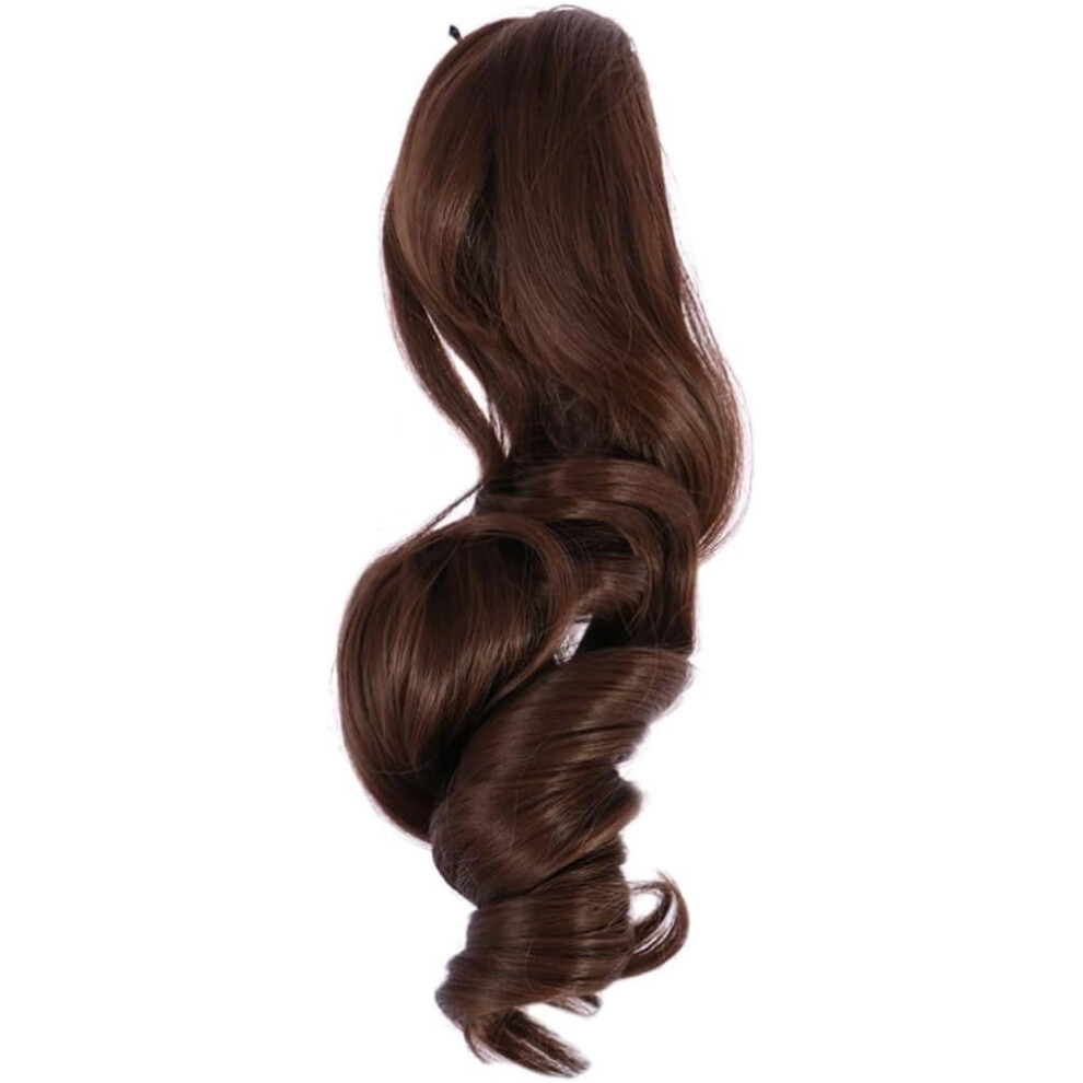 Hkhbjs Unisex Long Curly Synthetic Hair Wig Clamp Claw Ponytails Hair Extensions High Temperature Fiber Wig For Women