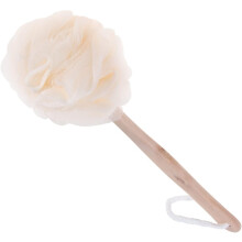 Badspons met lange steel, lichaamsscrubber, exfoliërende loofah, rugscrubber