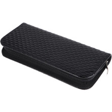 Bolsa de cuero para guardar tijeras de peluquería y herramientas de corte de pelo.