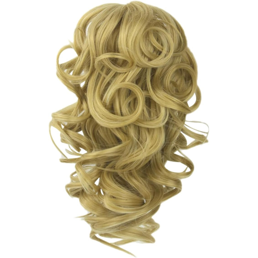 Hkhbjs Unisex Curly Synthetic Hair Wig Ponytail Claw Extension Clip Hairpiece For Women Girls