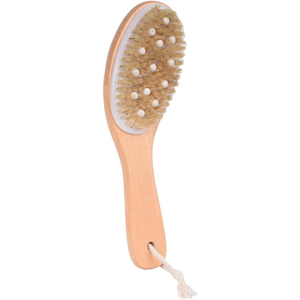 Hkhbjs Wooden Handle Bath Body Brush For Shower Spa Back Scrubbing Bristles For Exfoliating Body Care