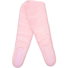 Schlafmaske aus Seide, atmungsaktiv, vollständige Abdeckung, geräuschdämmend, rosa Reise-Augenbinde für Ruhe und Lichtschutz