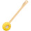 Silicone Long Handle Back Scrubber Yellow Sponge Exfoliating Bath Brush 1