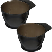 2pcs Slip Dye Oil Bowl for Hairdressing Hair Dye Bowl Tinting for Coloring for Salon Use