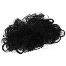 Elegante Locken-Dutt-Perücke, schwarze Haarverlängerungen für Damen, Haaraccessoires für Mädchen