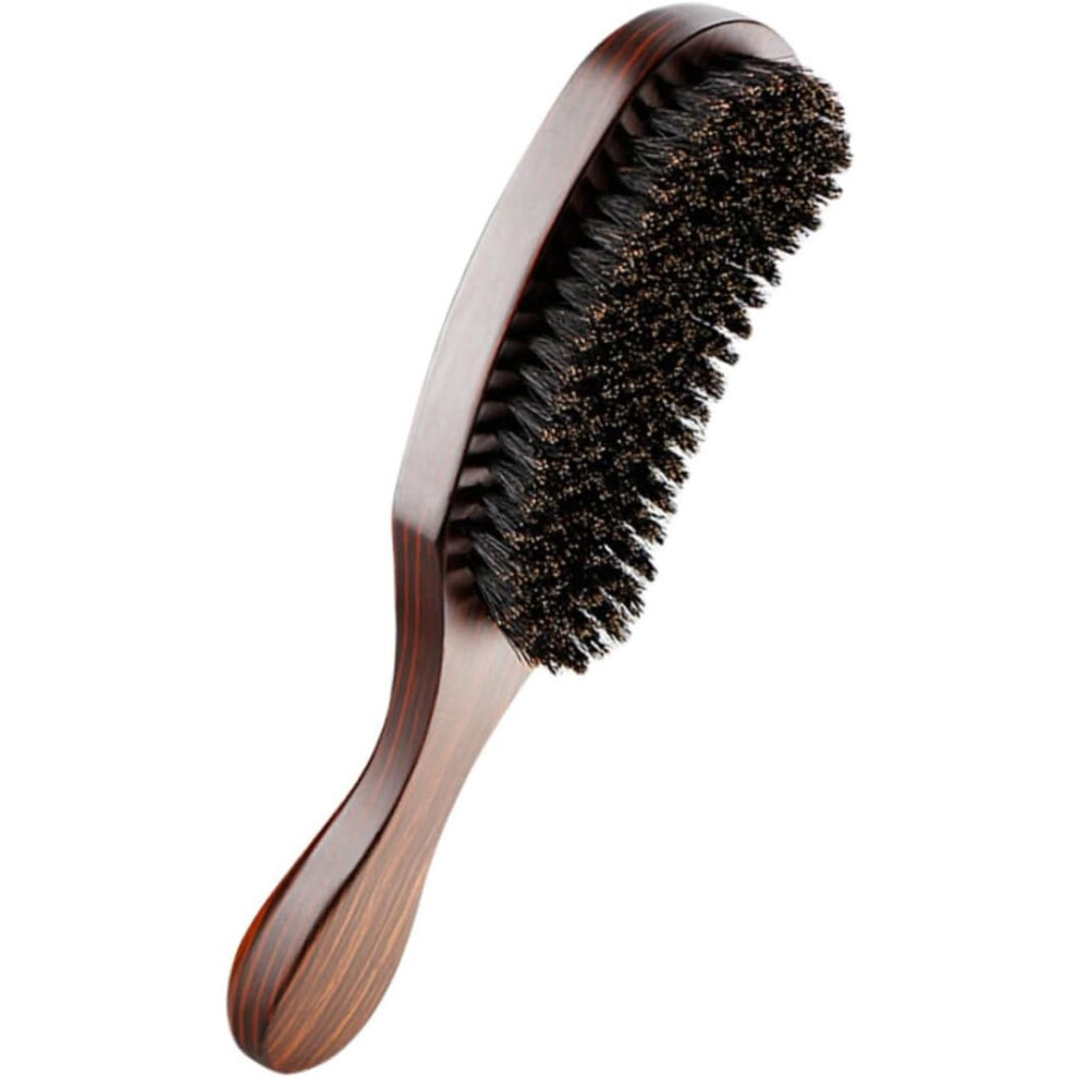 Hkhbjs Bristle Beard Brush Wood Handle Portable For Men Facial Styling Use As Men Beard Brush For Grooming