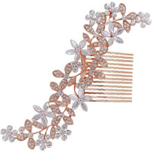 Bruidshaarkam met bloemversiering, bruidshaaraccessoires, clip voor speciale gelegenheden